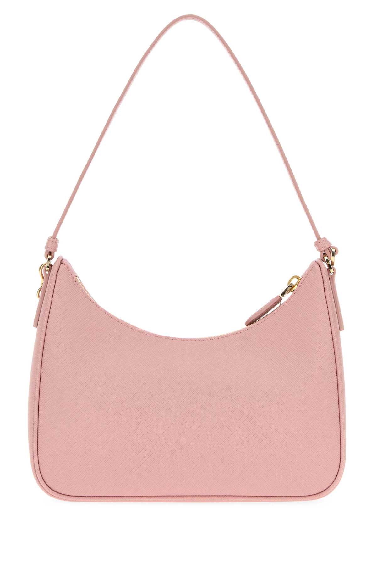 Prada Women's Leather Shoulder Bag in Pink - view 3