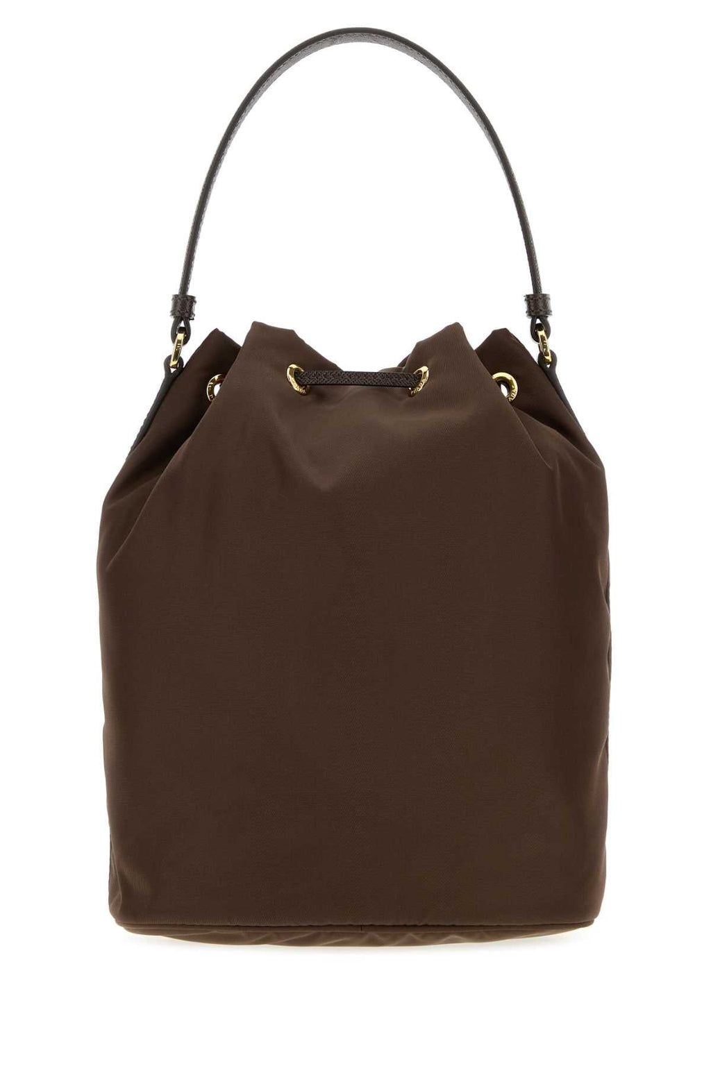 Prada Women's Nylon Bucket Bag in Brown - view 3