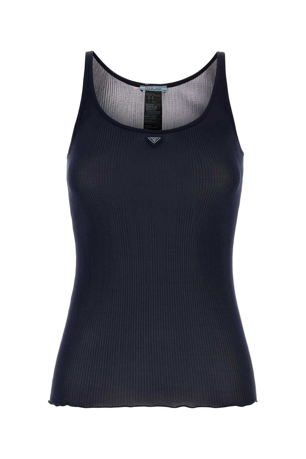 Prada Women's Silk Top in Navy - view 1