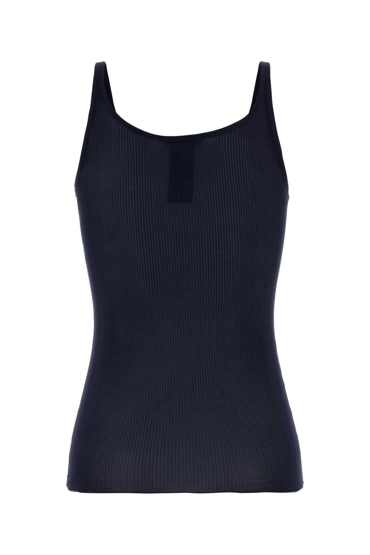 Prada Women's Silk Top in Navy - view 2