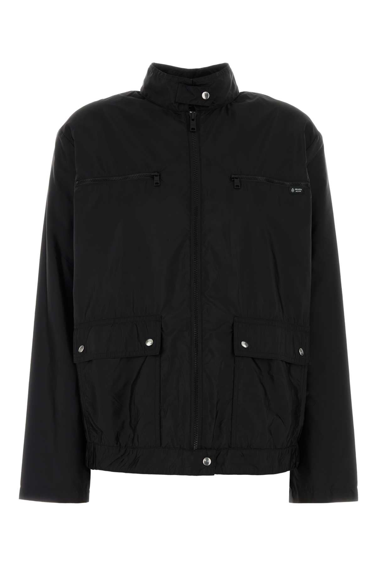 Prada Women's Nylon Field Jacket in Black - view 1