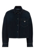 Prada Women's Cotton Shirt in Navy - view 1