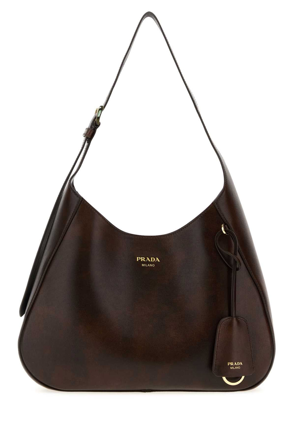 Prada Women's Calf Leather Hobo Bag in Brown - view 1