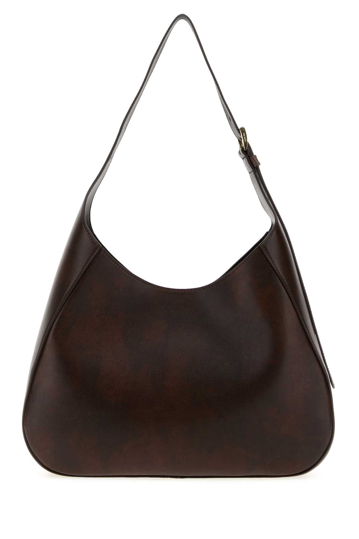 Prada Women's Calf Leather Hobo Bag in Brown - view 3