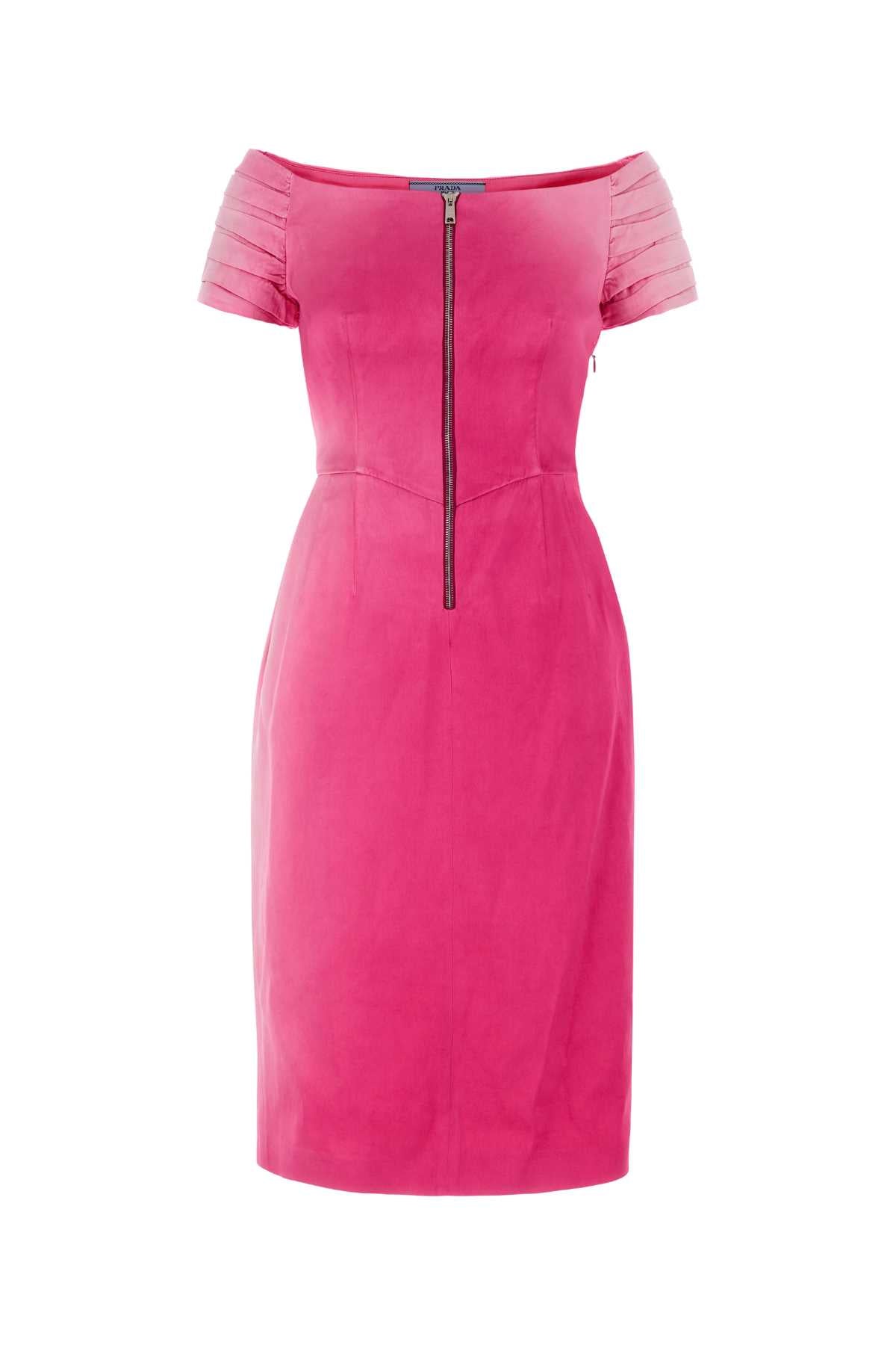 Prada Women's Viscose Dress in Pink - view 1