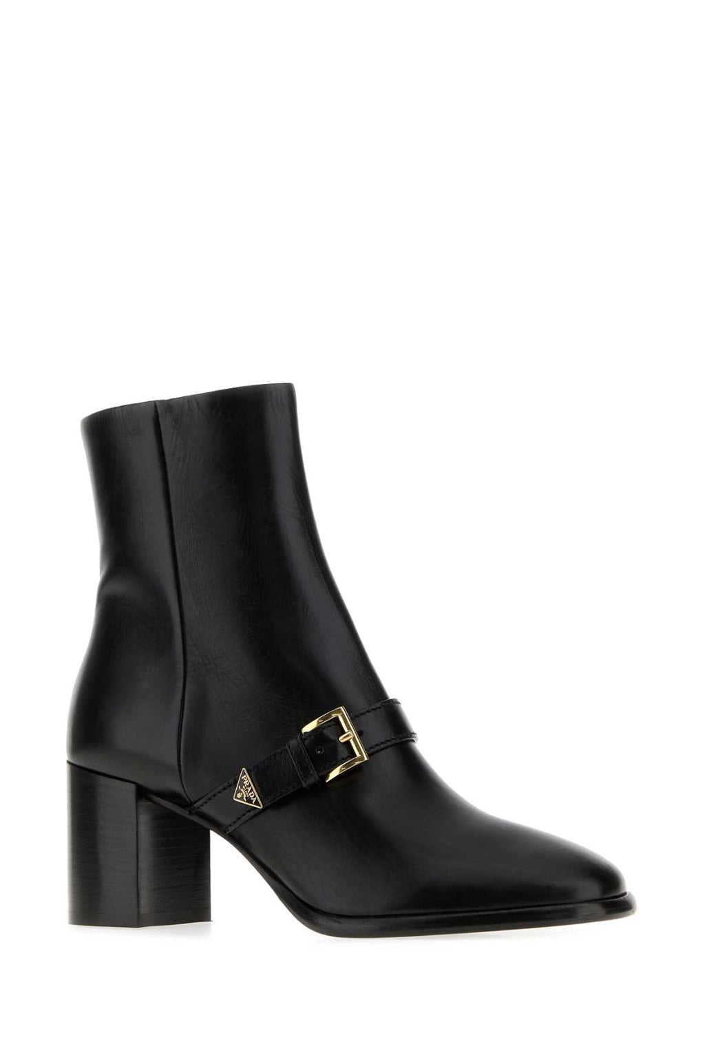 Prada Women's Leather Ankle Boots in Black - view 2