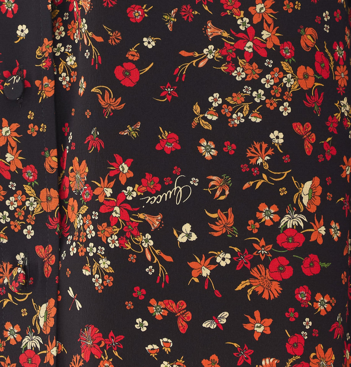 Gucci Women's Printed Gucci Silk Shirt in Multicolor - view 3