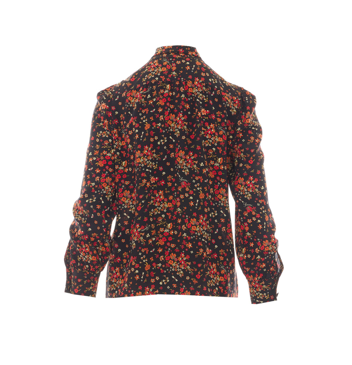 Gucci Women's Printed Gucci Silk Shirt in Multicolor - view 2