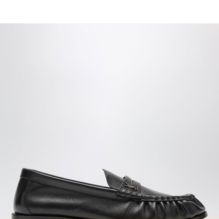 Saint Laurent Men's Le Loafer YSL Loafers in Black