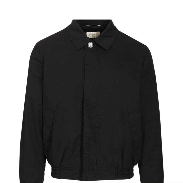 Saint Laurent Men's YSL Jacket in Black