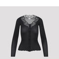 Saint Laurent Women's YSL Cardigan in Black