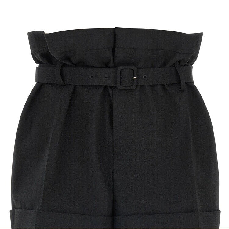 Saint Laurent Women's YSL Shorts in Black