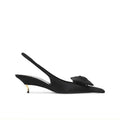 Saint Laurent Women's YSL Slingback Heels