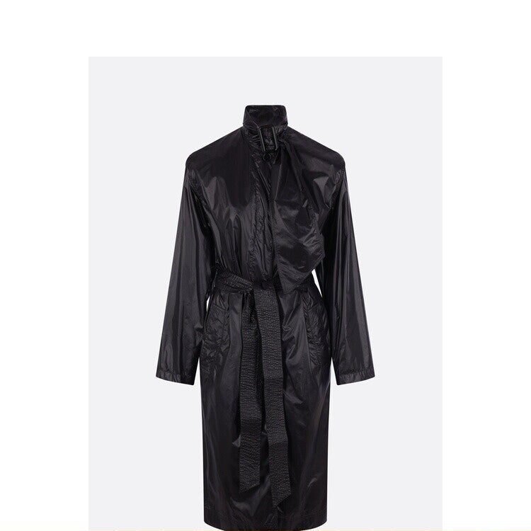 Saint Laurent Women's YSL Trench Coat in Black