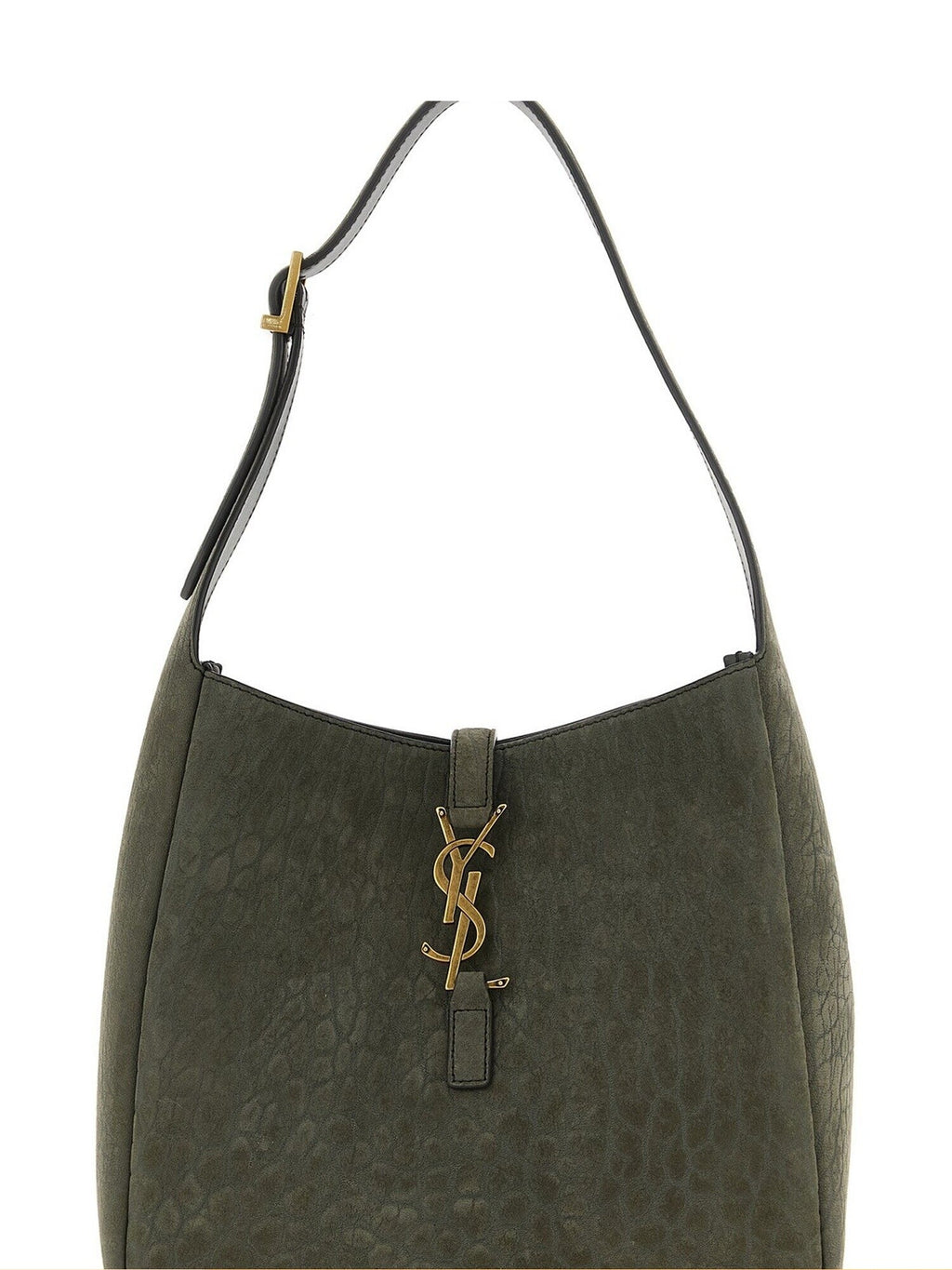 Saint Laurent YSL Le 5a7 Small Bag in Grey