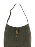 Saint Laurent YSL Le 5a7 Small Bag in Grey