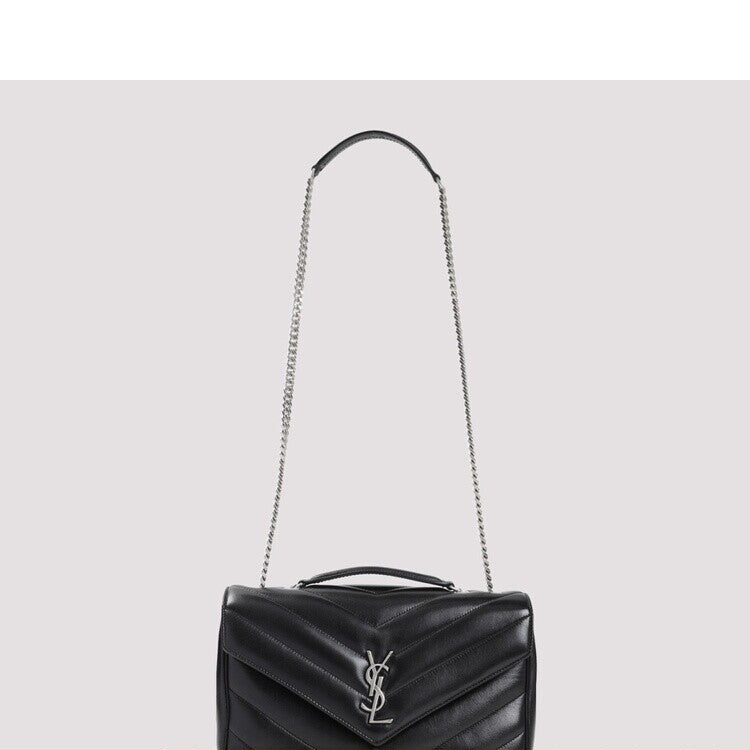 Saint Laurent YSL Loulou Small Bag in Black