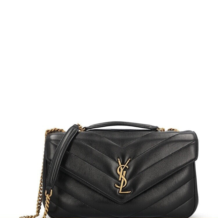 Saint Laurent YSL Loulou Small Bag in Black