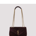 Saint Laurent YSL Loulou Small Bag in Burgundy