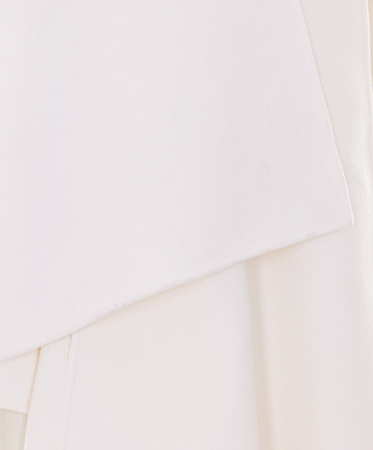 Alaia Women's Scarf Coat in White Wool - view 3