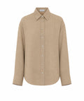 Brunello Cucinelli Women's Shirt in Beige Wool - view 1