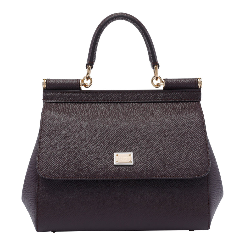 Dolce&Gabbana Women's Sicily Small Handbag in Brown - view 1