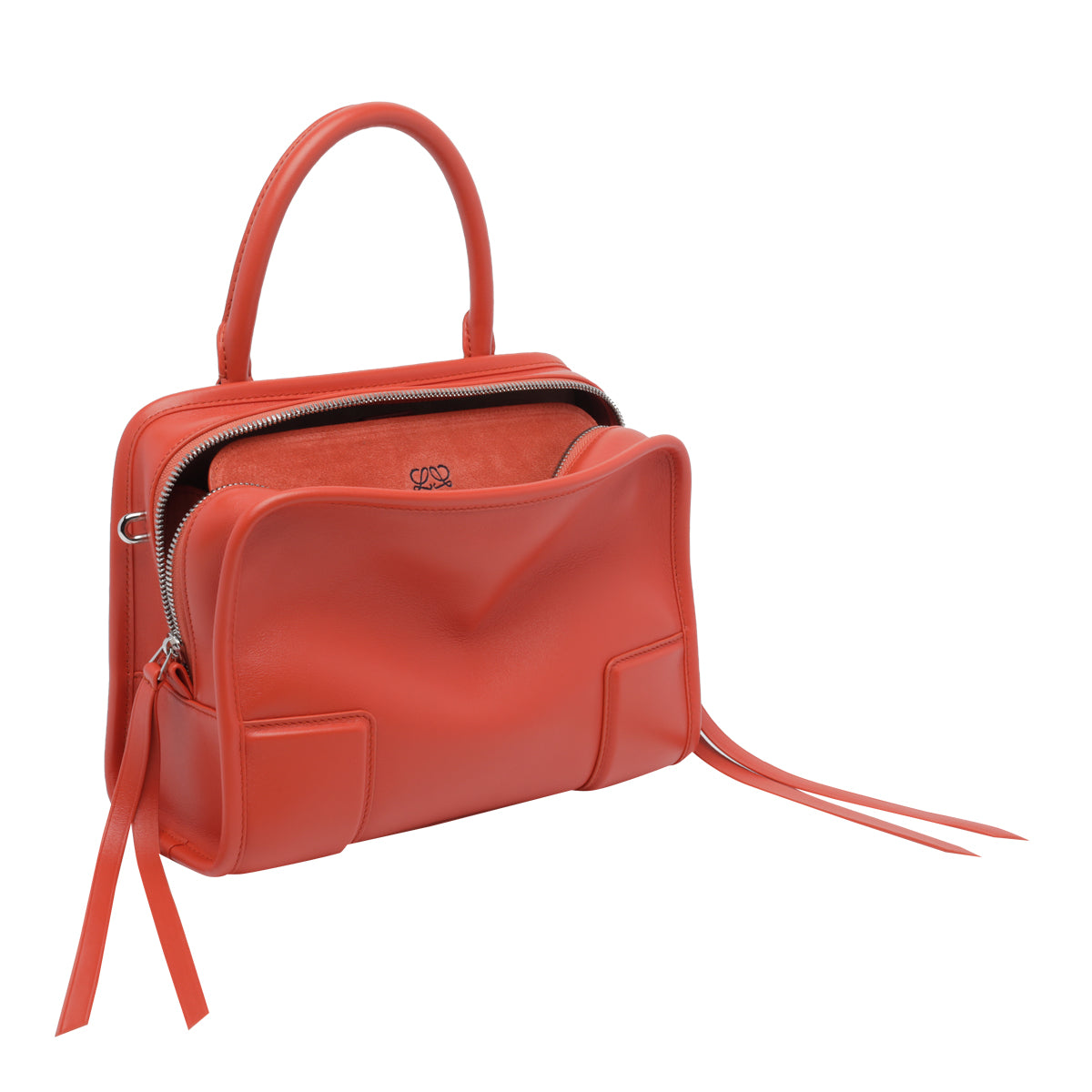 Loewe Women's Small Amazona Handbag in Chestnut - view 3
