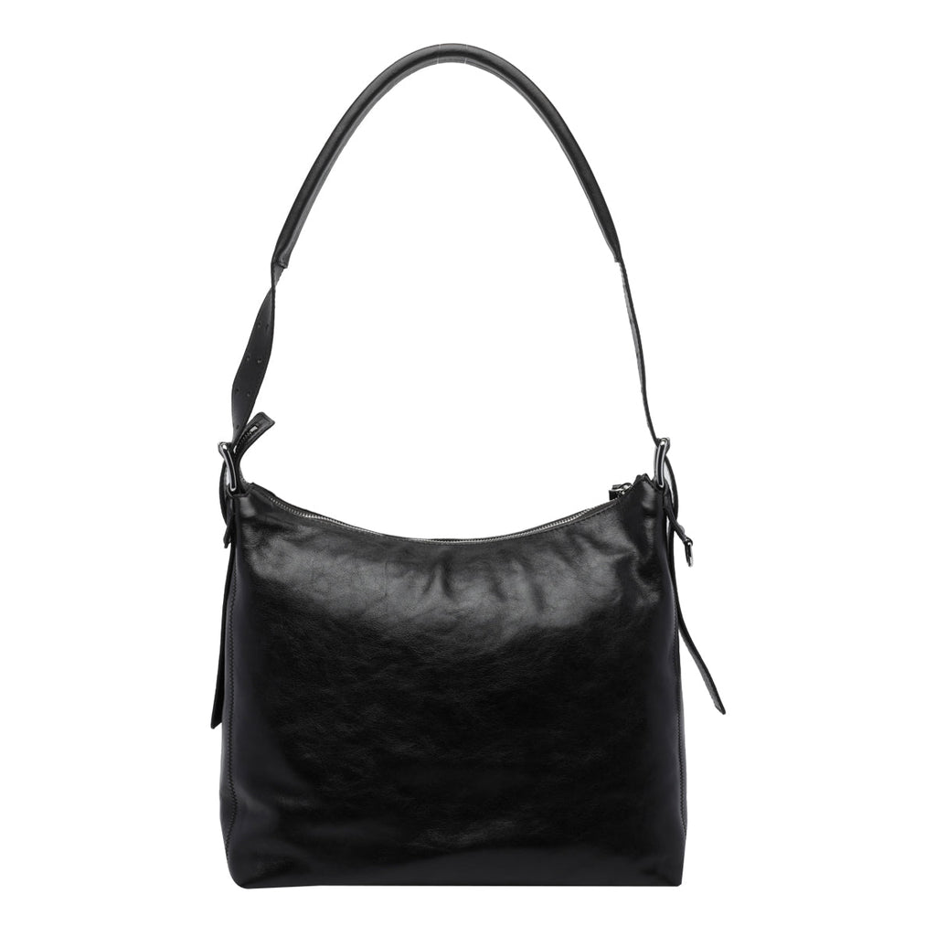 Lemaire Women's Small Belted Hobo Bag in Chocolate Leather - view 4