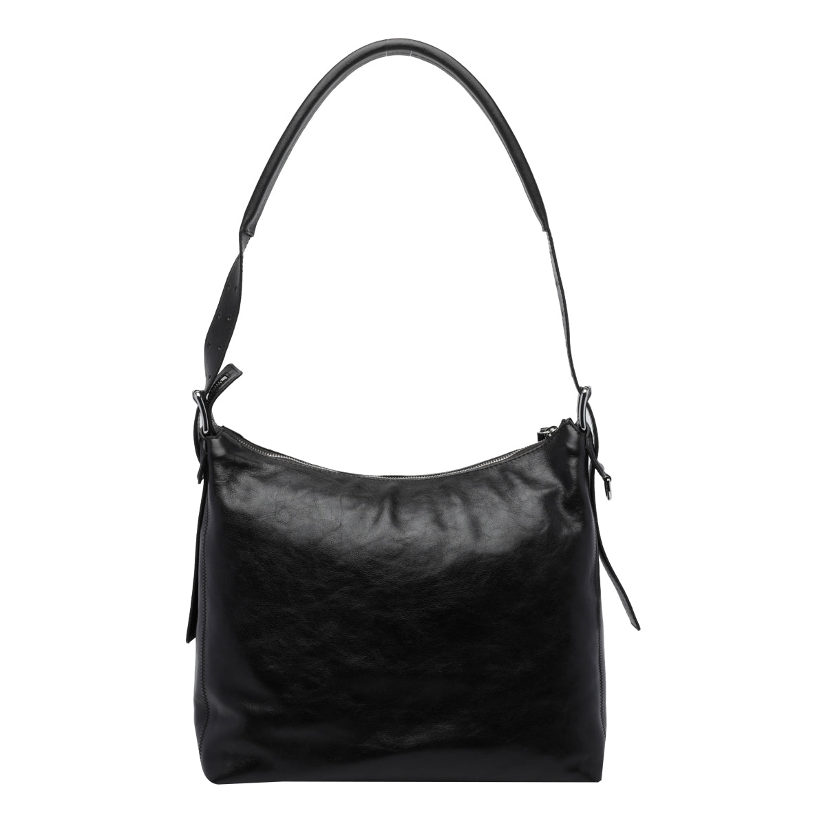 Lemaire Women's Small Belted Hobo Bag in Chocolate Leather - view 4