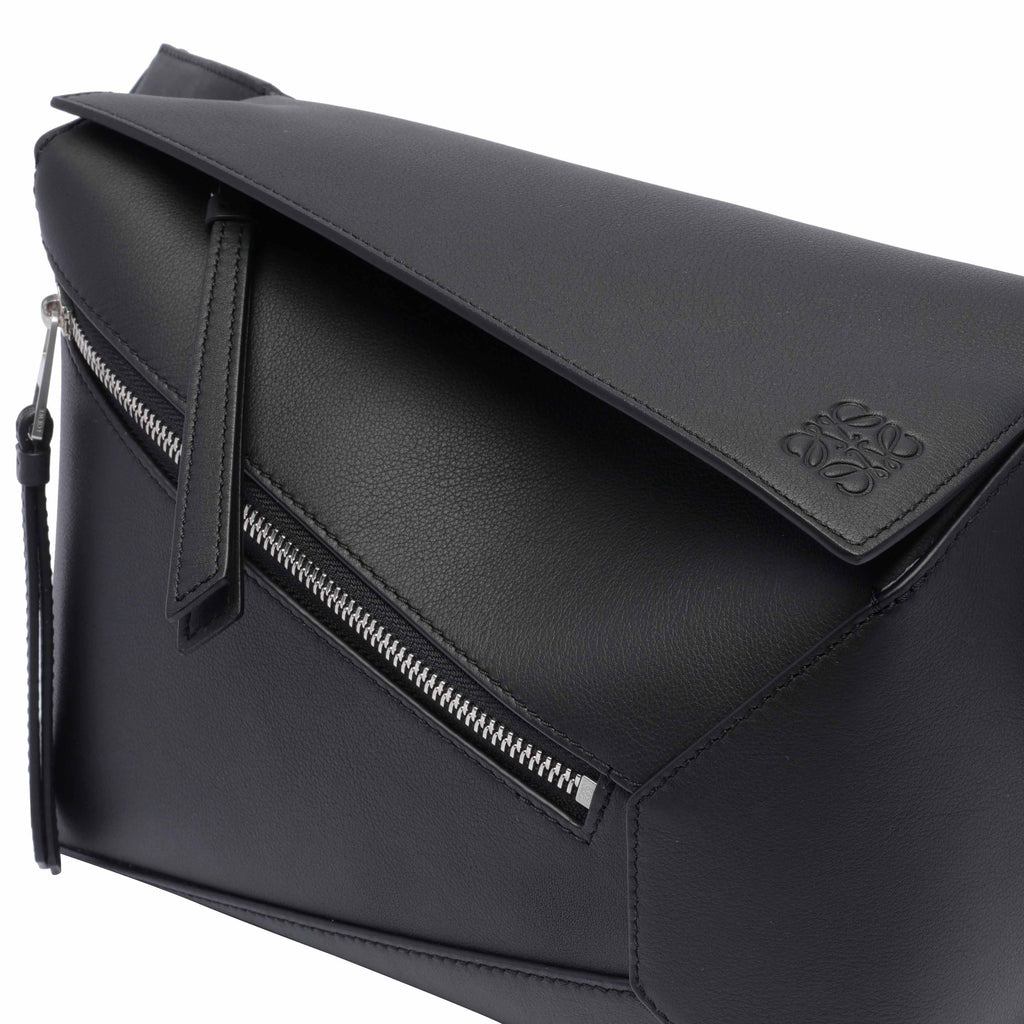 Loewe Men's Small Puzzle Edge Belt Bag in Black - view 2
