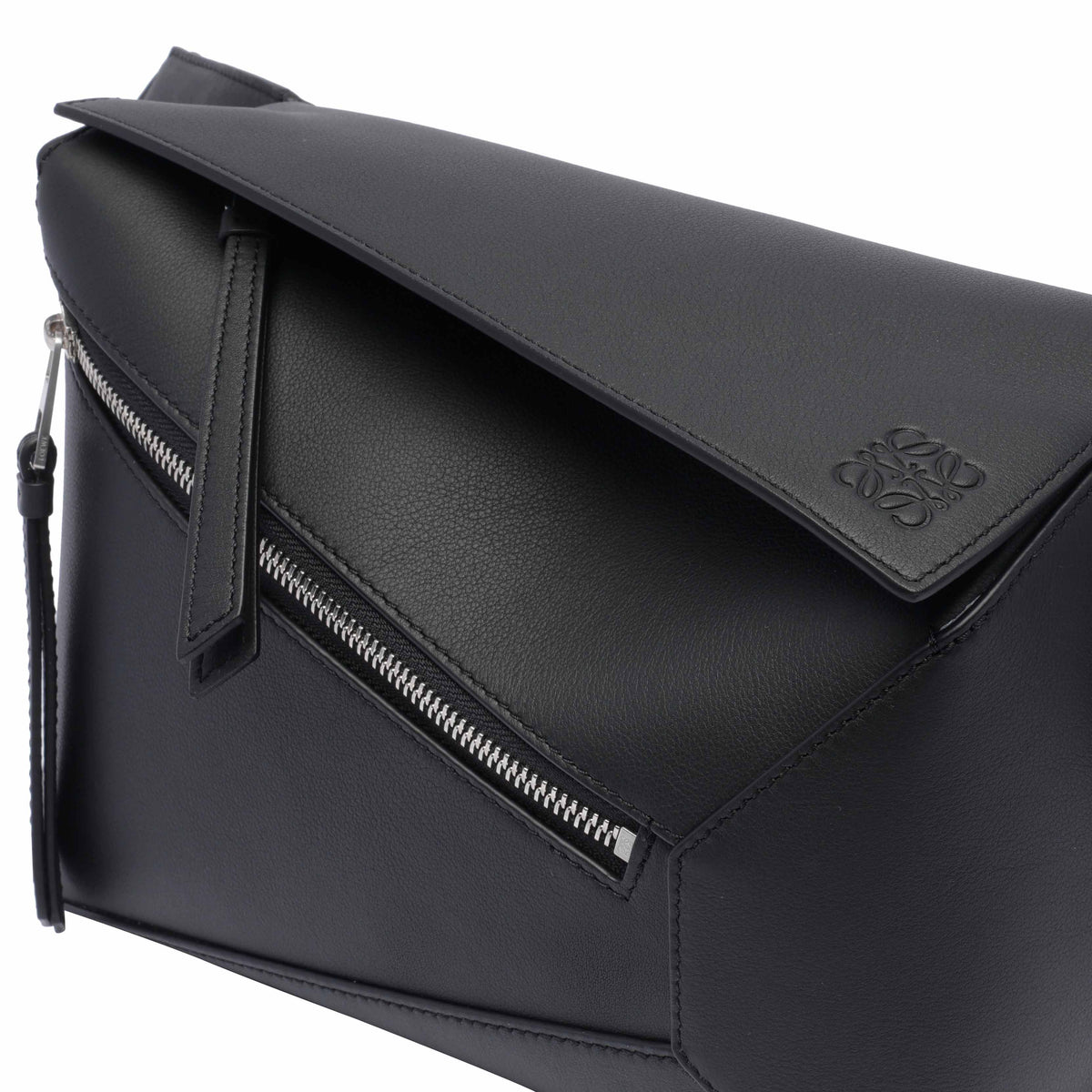Loewe Men's Small Puzzle Edge Belt Bag in Black - view 2