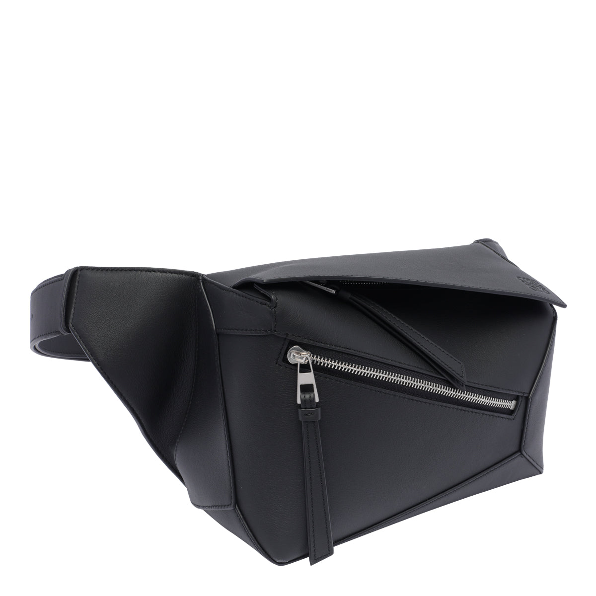 Loewe Men's Small Puzzle Edge Belt Bag in Black - view 3