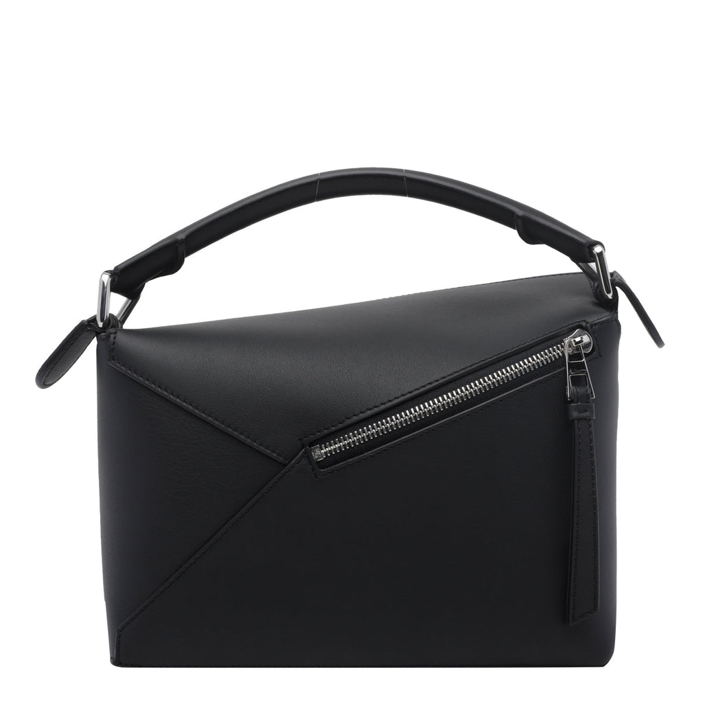 Loewe Women's Small Puzzle Edge Handbag in Black - view 4