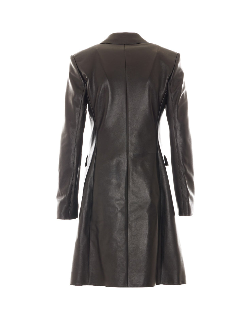 Gucci Women's Soft Leather Coat in Black - view 2