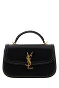 Saint Laurent Women's Mini Solferino Leather Handbag in Black
