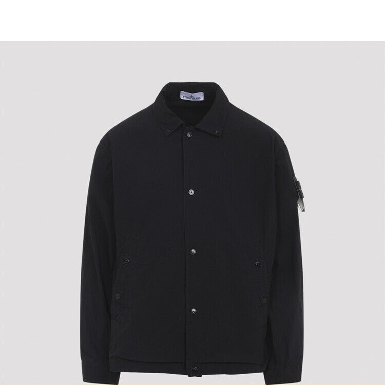 Stone Island Men's Jacket in Black