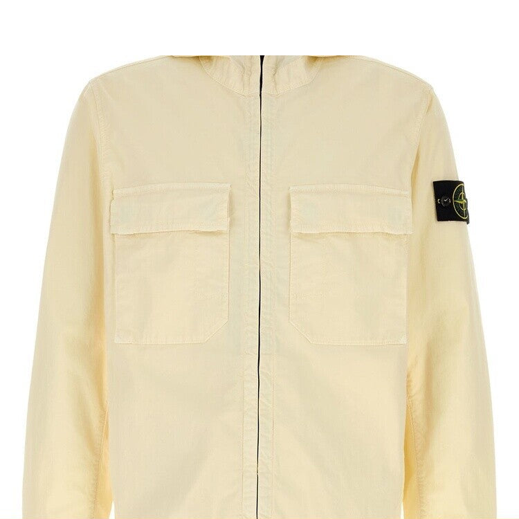 Stone Island Men's Jacket in White
