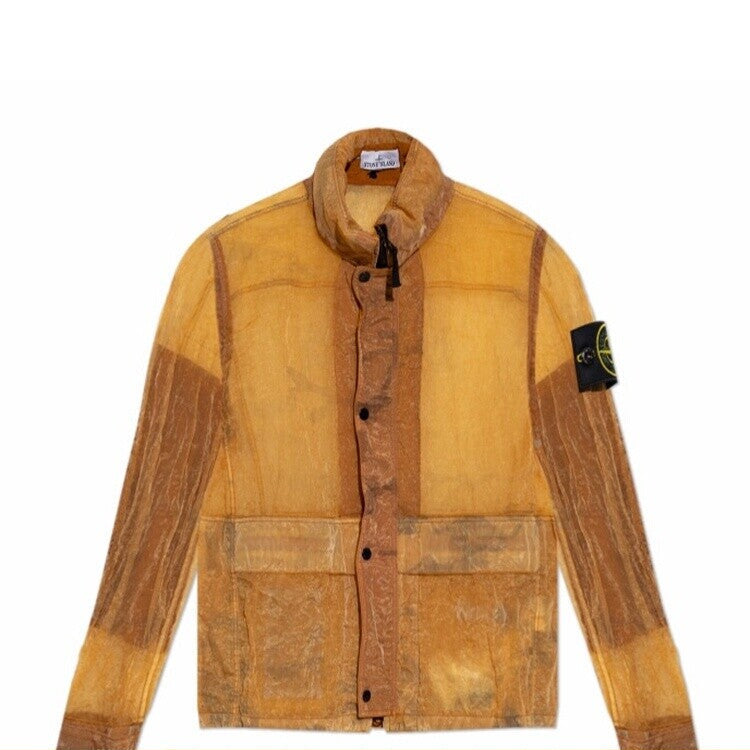 Stone Island Men's Jacket in Yellow