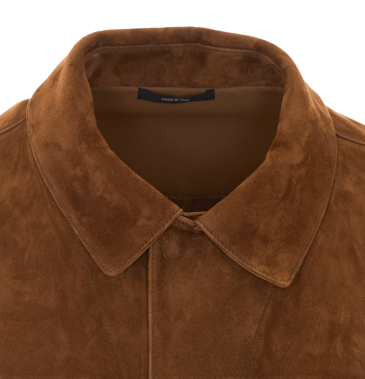 Tom Ford Men's Suede Jacket in Brown Cotton - view 4
