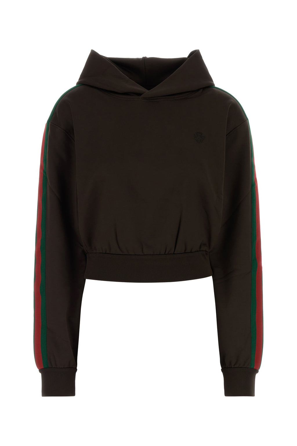 Gucci Women's Stretch Jersey Sweatshirt in Dark Brown