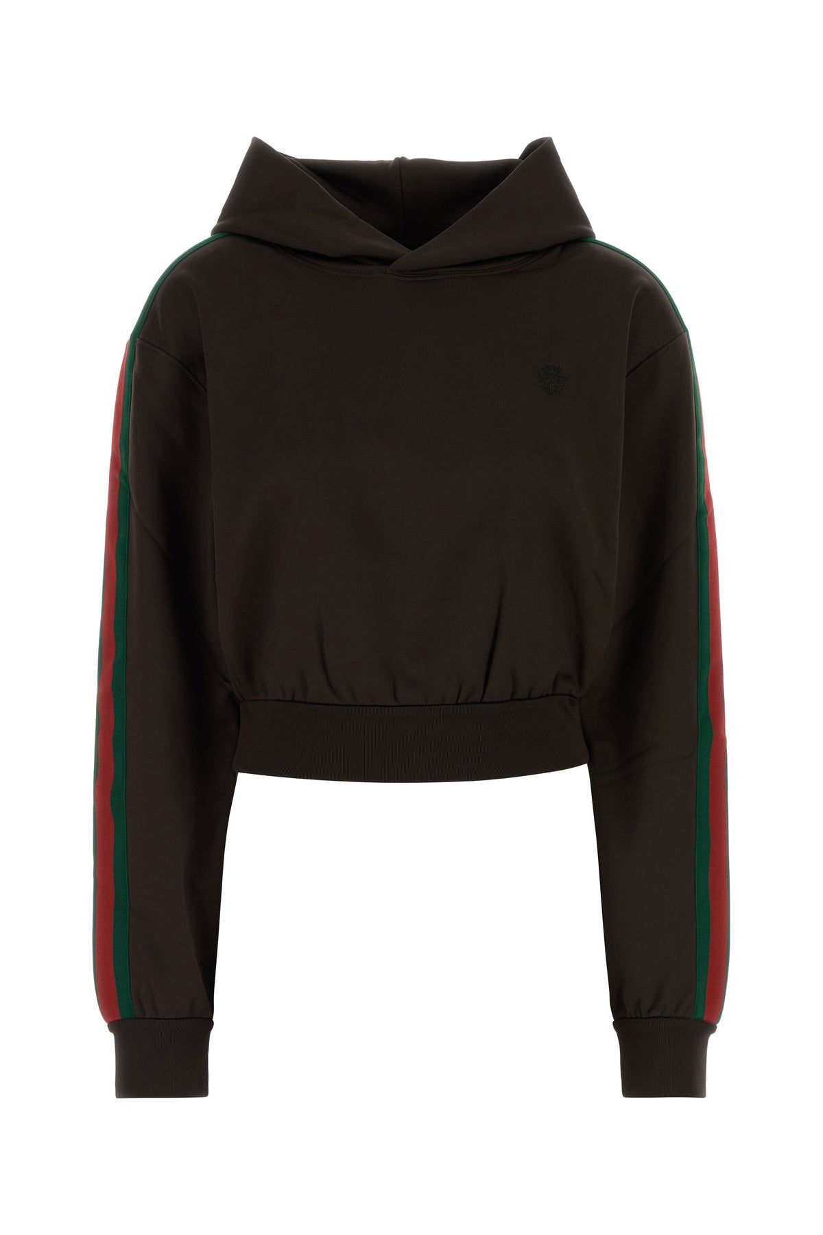 Gucci Women's Stretch Jersey Sweatshirt in Dark Brown