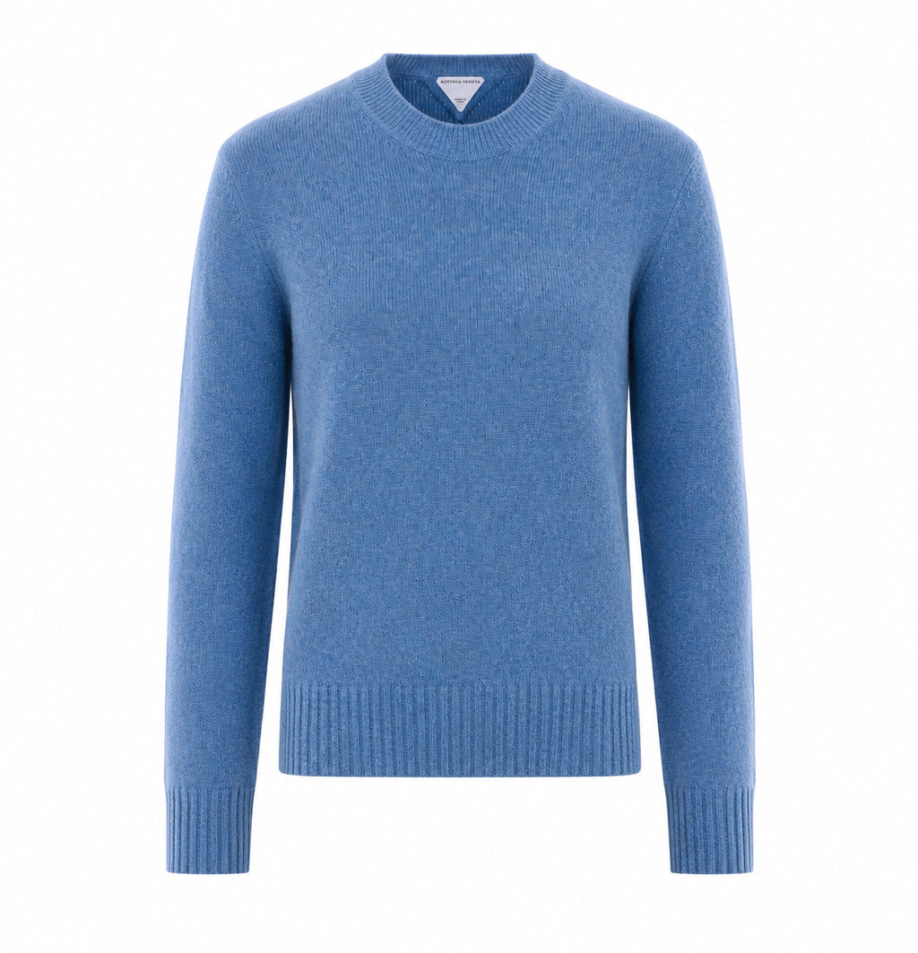 Bottega Veneta Women's Sweater in Blue Cashmere - view 1