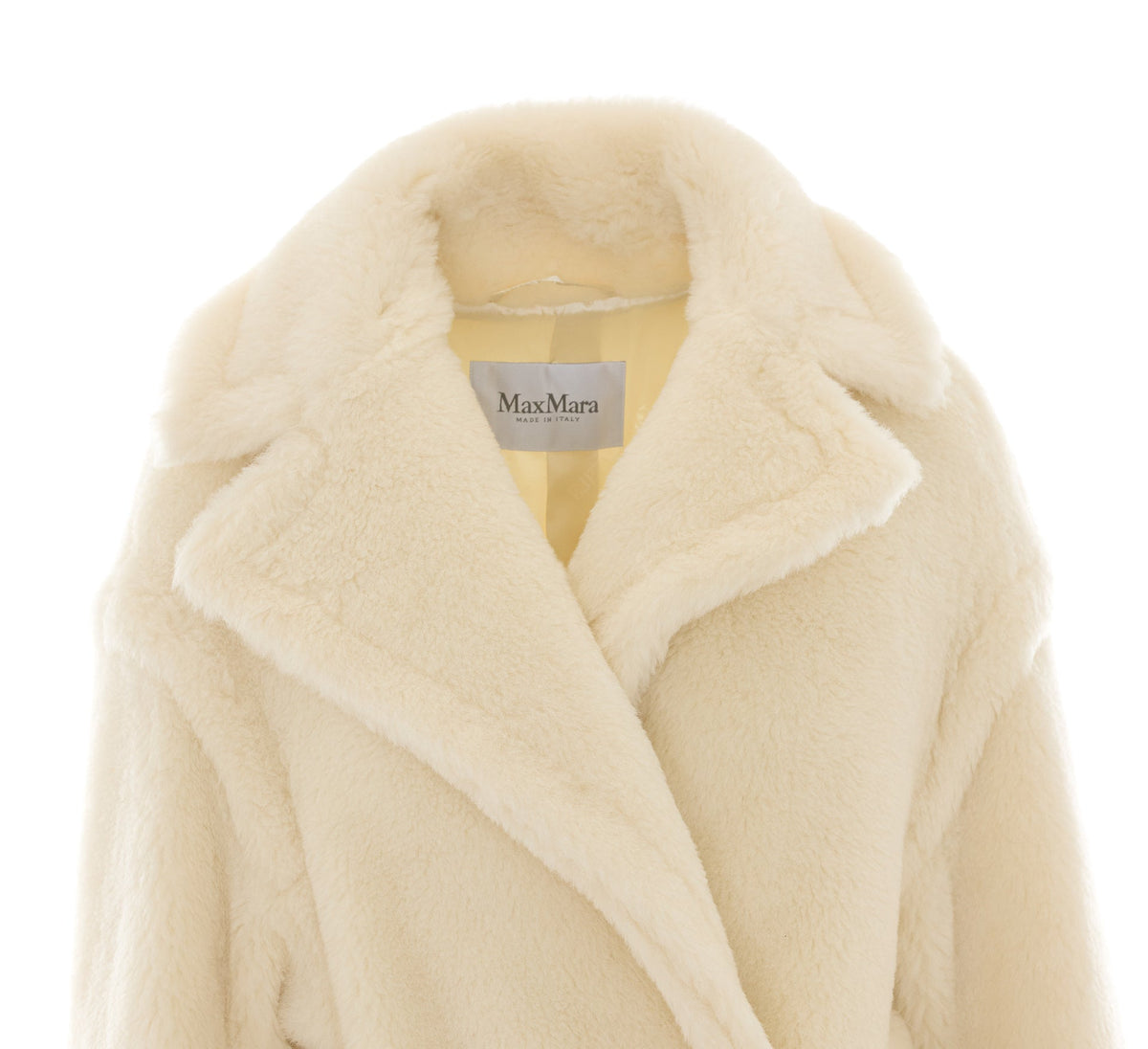 Max Mara Women's Teddy Bear Icon Coat in White Wool - view 4