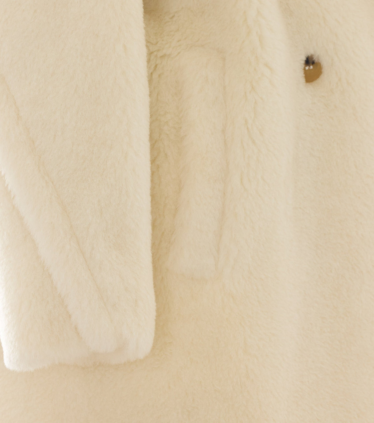 Max Mara Women's Teddy Bear Icon Coat in White Wool - view 3
