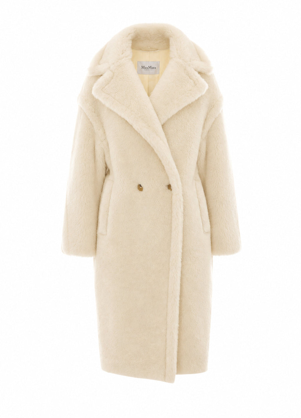 Max Mara Women's Teddy Bear Icon Coat in White Wool - view 1