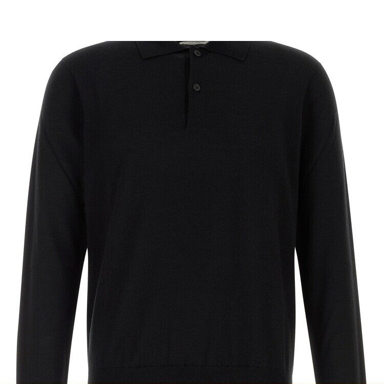 The Row Men's Selio Polo Polo Shirt in Black