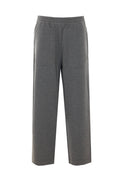 Brunello Cucinelli Women's Track Pants in Grey Cotton - view 1