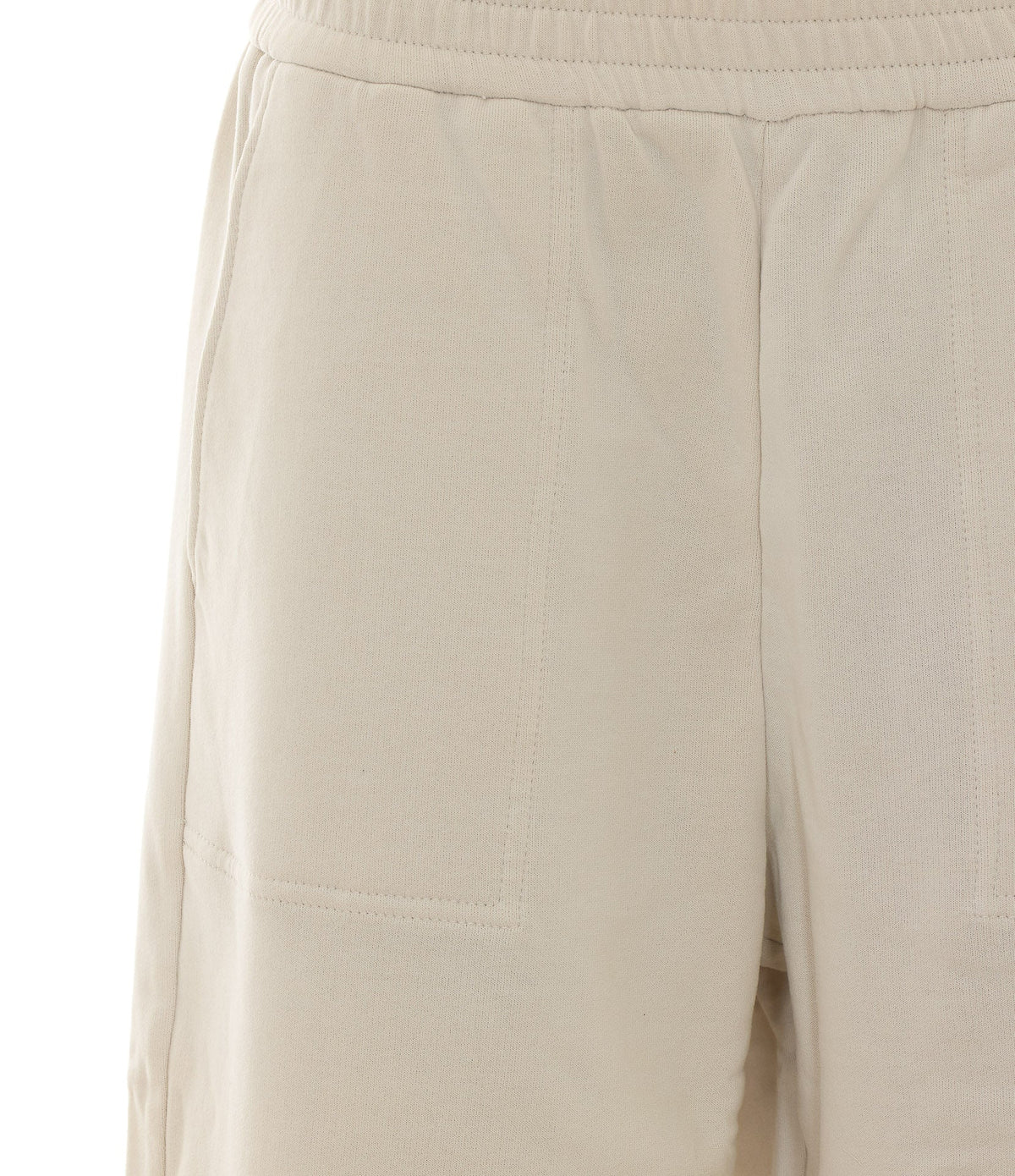 Brunello Cucinelli Women's Track Pants in White Cotton - view 4