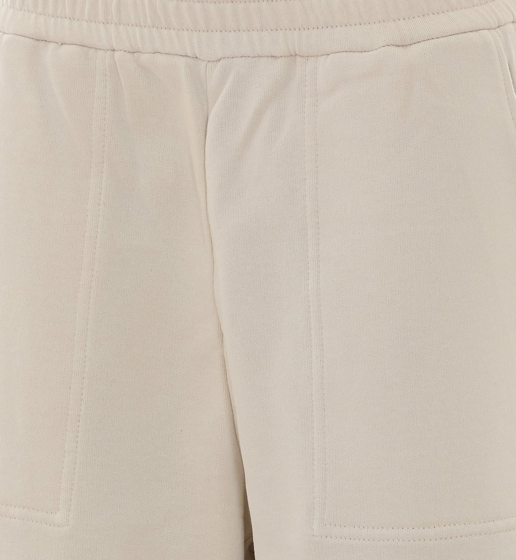 Brunello Cucinelli Women's Track Pants in White Cotton - view 3