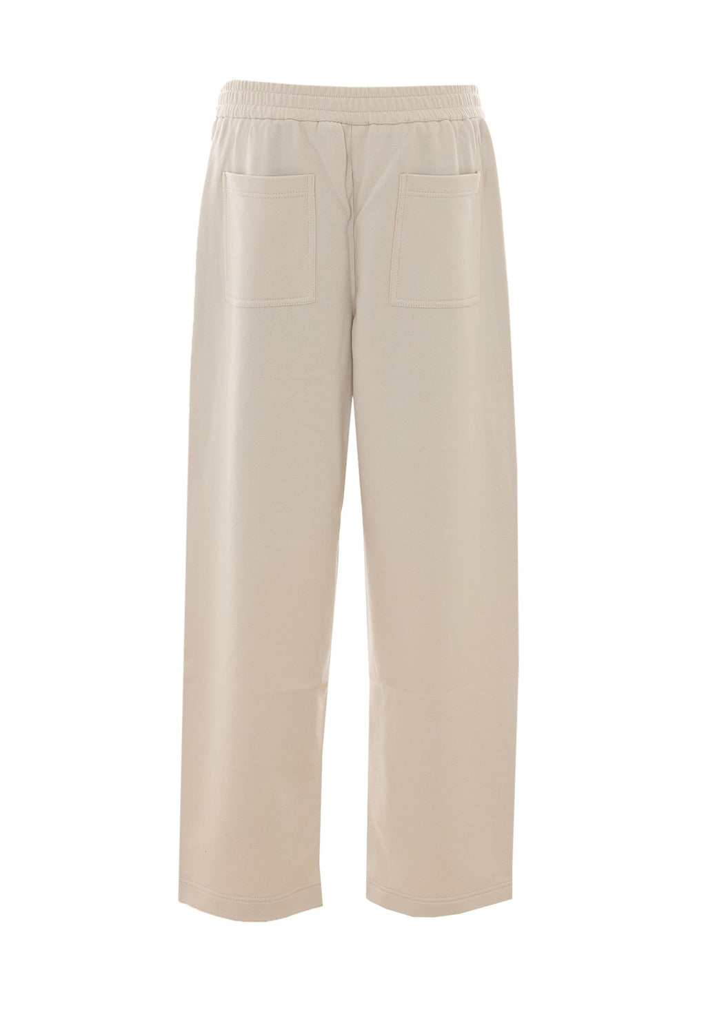 Brunello Cucinelli Women's Track Pants in White Cotton - view 2